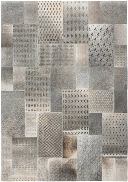 Kayoom Kurzflorteppich Gleam in Silber, B: 160 cm, L: 230 cm - Bild 1