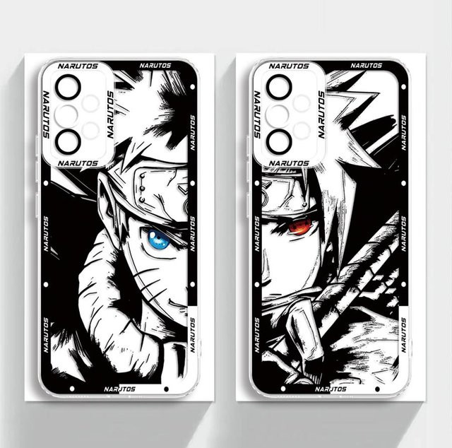 Soft Phone Cover Anime Naruto Design für Samsung Galaxy A51 A32 A12 A52s A50 A52 A72 A31 A16 A17 A71 A21s in Multicolour - Bild 1