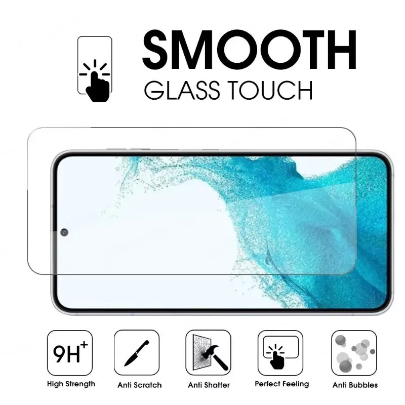 2er-Pack gehärtetes Glas Vollbildschutz für Samsung Galaxy S22, transparent, kompatibel mit Fingerabdruck-Entsperrung - Bild 3
