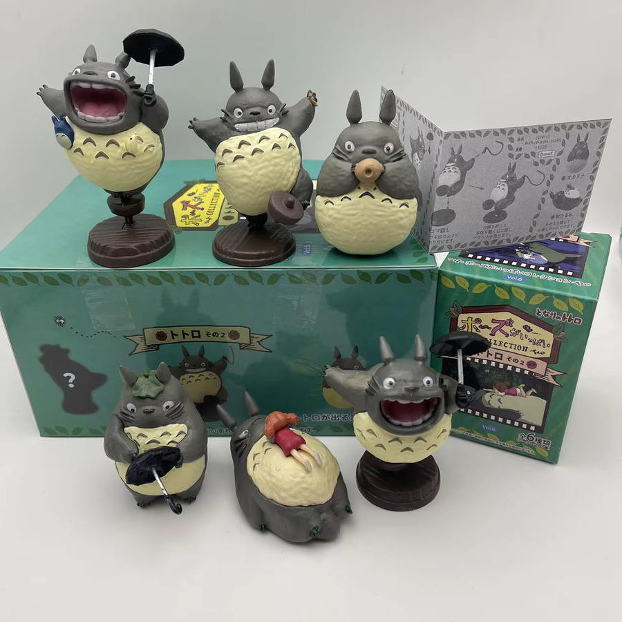 Bandai Totoro Blind Box, Desktop Ornament Figur, 6-teiliges Set, ab 14 Jahren - Bild 5