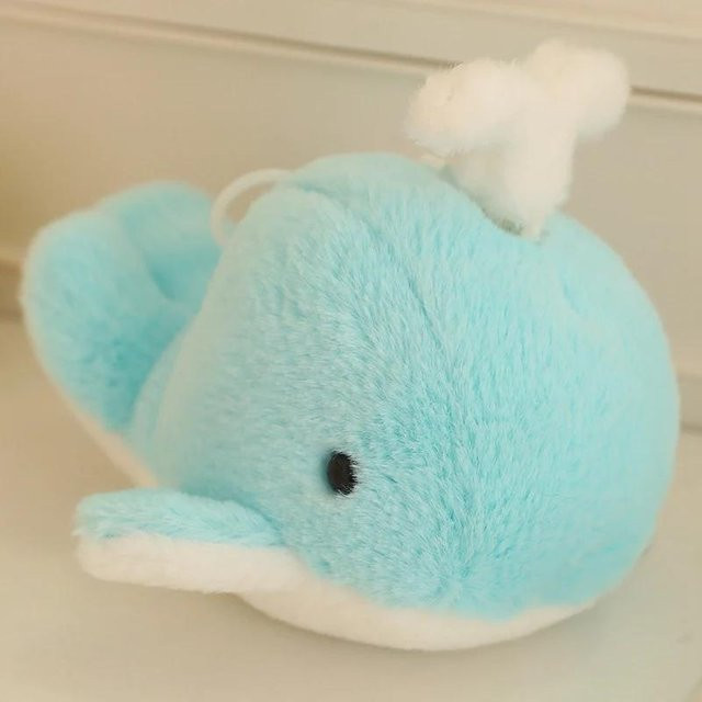 Yiran toy Mini Plüsch Cartoon Wal Einhorn, Plüschtier, Schlüsselanhänger - Bild 1