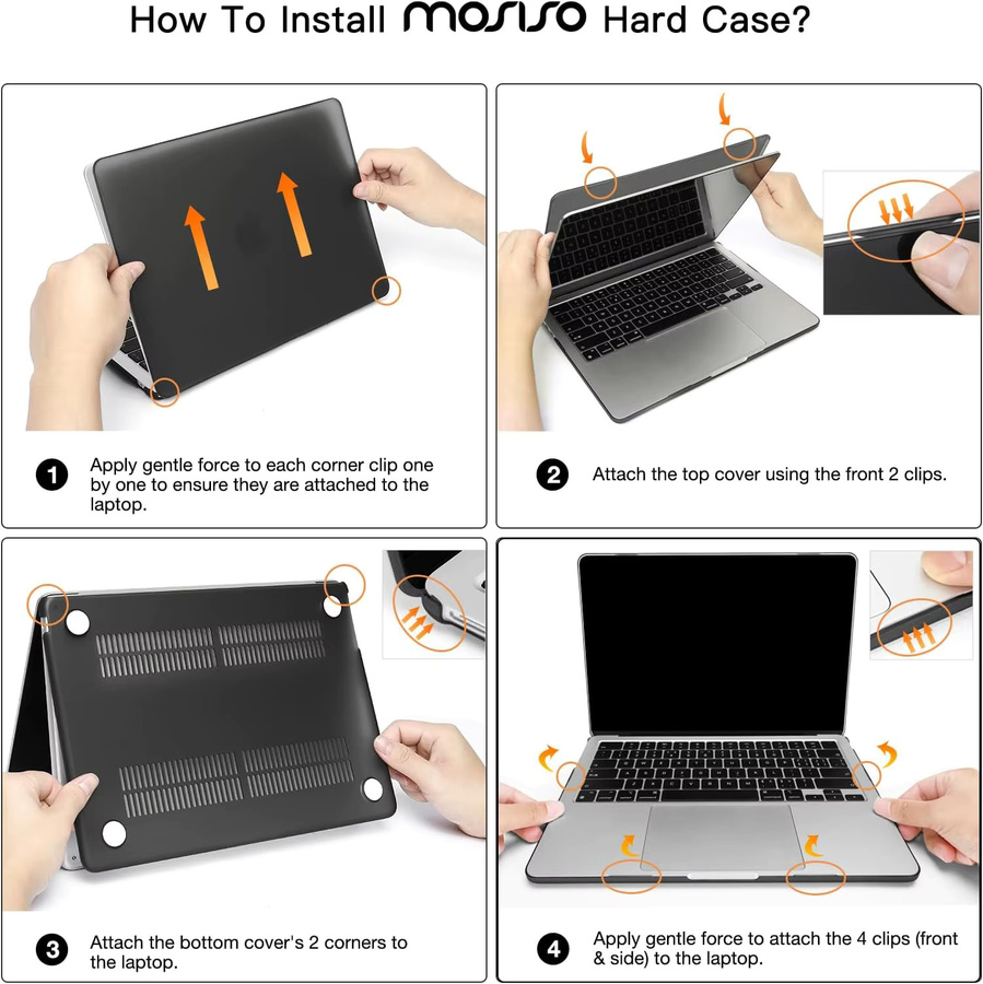 Apple Laptoptasche und Schutzhülle für MacBook Air und MacBook Pro, passend für 11 bis 16 Zoll - Bild 3