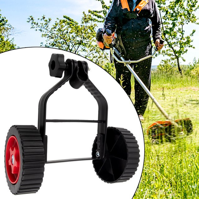 VIBRATITE Verstellbare Bürstenschneider-Radsätze aus Metall in Schwarz für die Wartung von Rasentrimmern und Mähern - Bild 1