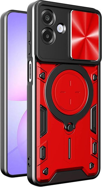 Techsuit CamGuard Pro Schutzhülle für Samsung Galaxy A07 4G A075 in Rot - Bild 1