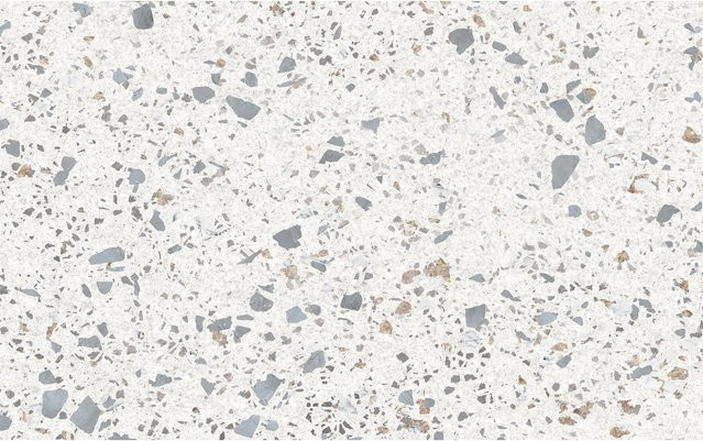 Komar Fototapete Terrific Terrazzo in Weiß-grau aus Qualitätsvlies, Breite: 400 cm, Höhe: 250 cm - Bild 1