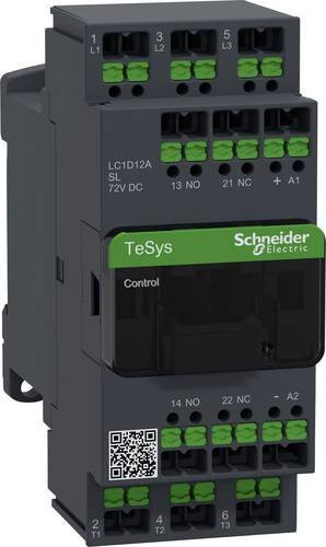 Schneider Electric Schütz LC1D12ASL 3P 12A Ac3 in Grau B/T/H: 4,5 x 10,7 x 9,5 cm - Bild 1
