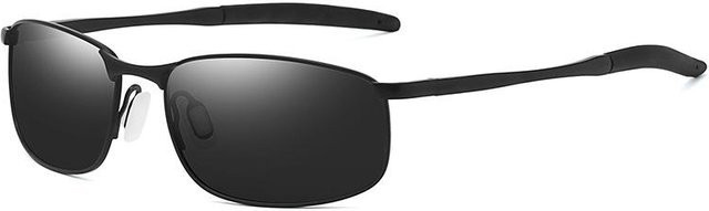 NAPAGE Sonnenbrille, Metall, Vollrand, rectangular, black, Herren - Bild 1