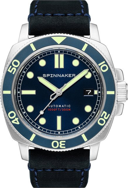 Spinnaker Armbanduhr Automatik, Edelstahl, Blau, 42 mm, Herren - Bild 1