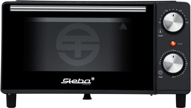 Steba KB M9 Mini-Backofen in Schwarz mit Timerfunktion und 9l Volumen - Bild 2