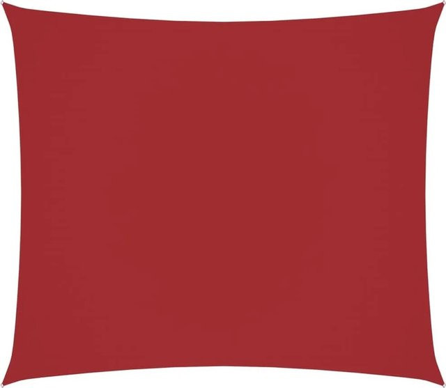 vidaXL Sonnensegel aus PU-beschichtetem Oxford-Gewebe, rechteckig, Rot, B x T: 250 x 300 cm - Bild 1
