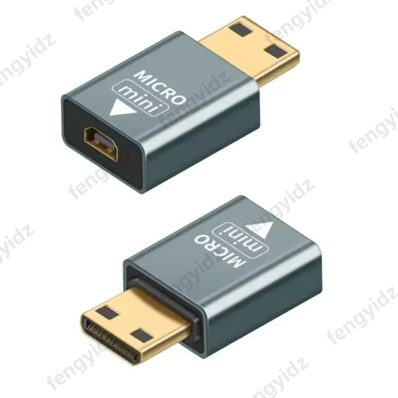 Fengyidz Micro HDMI auf HDMI Adapter Typ D auf A Konverter für 4K @ 60Hz Monitor Notebook und Projektor - Bild 2
