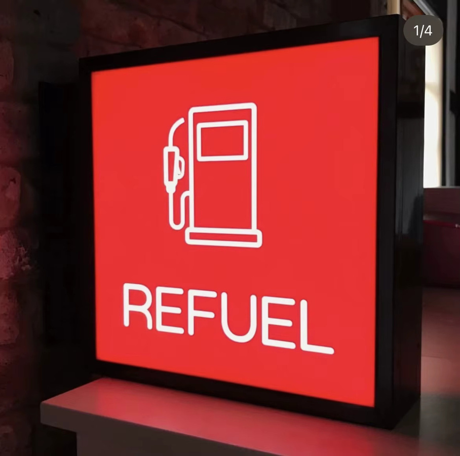 Runder LED-Leuchtkasten NEON FINE NF für Außenbereiche in Weiß und Schwarz - Bild 3