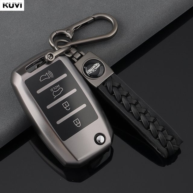 Kuvi Autoschlüsselhülle für KIA Rio, Ceed, Sportage und weitere Modelle, Grau - Bild 1