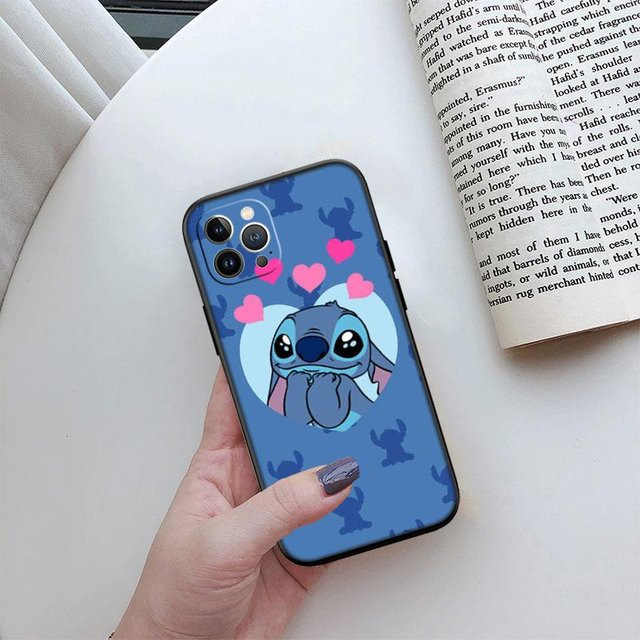 Cartoon Stitch Handyhülle für Motorola Edge 60 Pro, 60s, 70, G86, G56, G54, E14, G04S, G45, G64, Neo, Fusion in Blau - Bild 1