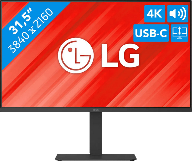 LG UltraFine 32U720A-B LED-Monitor mit 4K UHD Auflösung, 31,5 Zoll, VA-Panel, Schwarz, Anschlüsse: DisplayPort, HDMI, USB-C - Bild 2