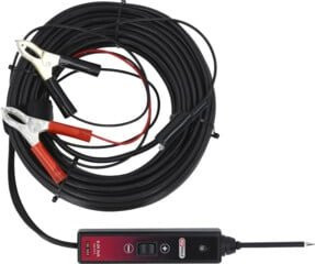 KS Tools Funktionsprüflampe 6-24V DC mit 25 Meter Kabel in Schwarz - Bild 2