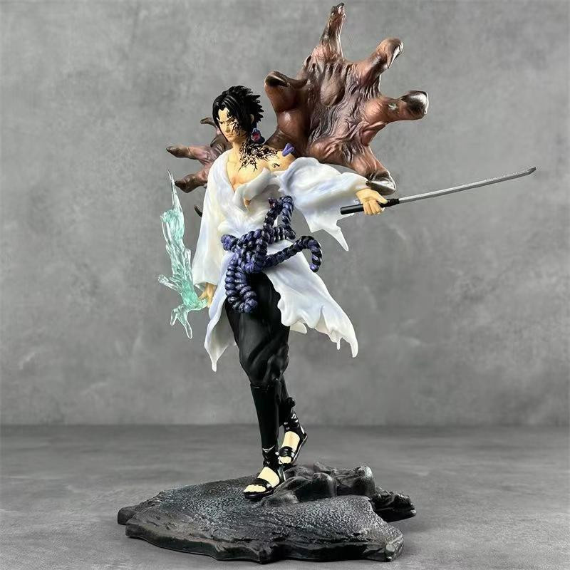 Yiran toy 1 Naruto Sasuke Uchiha Actionfigur PVC Bunt / Mehrfarbig - Bild 2