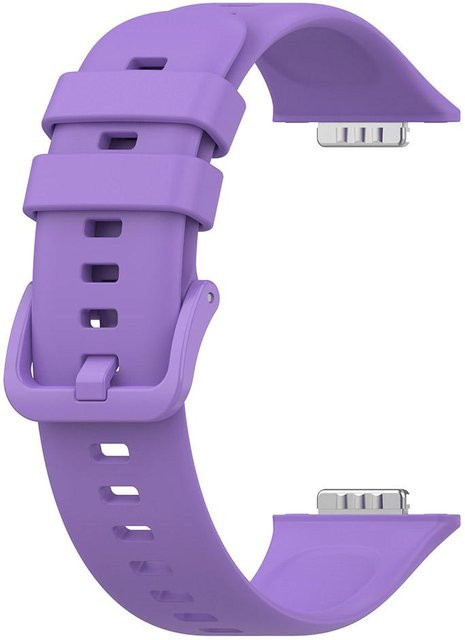 Uhrenarmband Silikon, violett, Huawei Watch Fit 2, Unisex - Bild 1