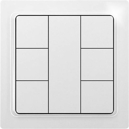 Eltako Funk Taster F6T55EB-wg 6-Kanal Aufputz in Weiß - Bild 1