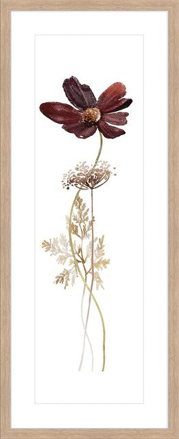 Kunstdruck WILD FLOWERS von Maremi in Braun und Multicolour mit floralem Motiv - Bild 1