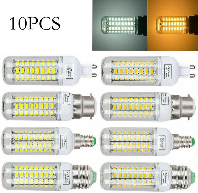 YORYZENG 10er Set LED Maisglühbirnen 9W Warmweiß dekorative Lampe für Zuhause und Schlafzimmer - Bild 1