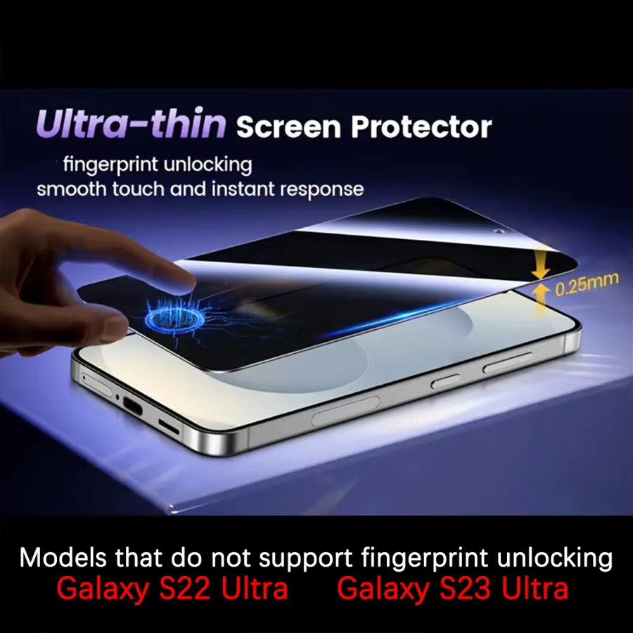 NNBILI Anti-Spionage Displayschutz aus gehärtetem Glas für Samsung Galaxy S26 Ultra und S26+ Plus, transparent - Bild 4
