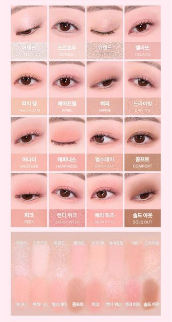 WAKEMAKE Soft Blurring Eye Palette, Candy Coral Blurring, Puder, Matt - Bild 1
