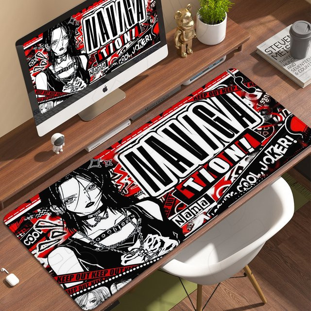 XXL Anime NANA Smoke Mauspad Riccu Schreibtischunterlage in Multicolour für Gaming und PC - Bild 1