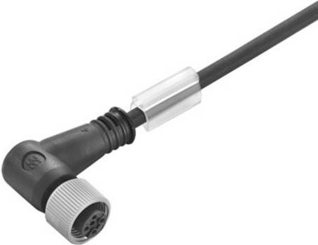 Weidmüller Sensor-Aktor-Steckverbinder M12 Stecker gerade, 5-polig, schwarz - Bild 1