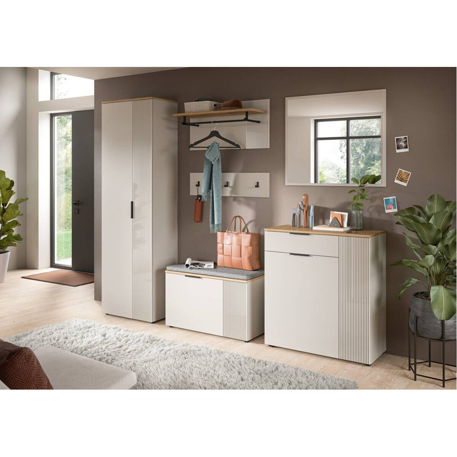 Garderobe Slide Kaschmirgrau Evoke Oak B/H/T: 250 x 190 x 36 cm - Bild 2