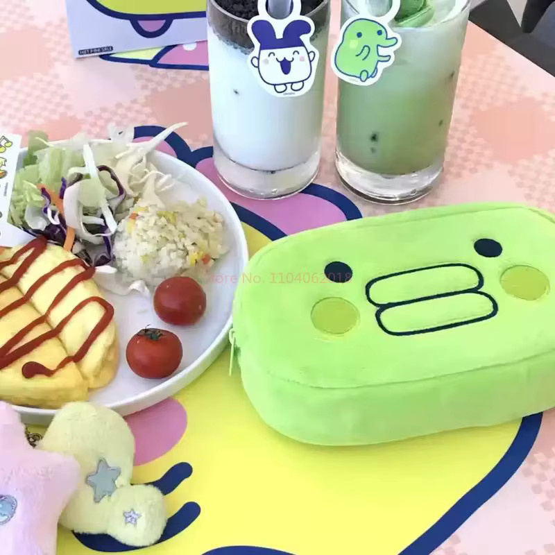 Bandai Tamagotchi Federmäppchen mit Mametchi und Kuchipatchi Motiv als flaches Textil-Etui für Schreibwaren und Make-up - Bild 4