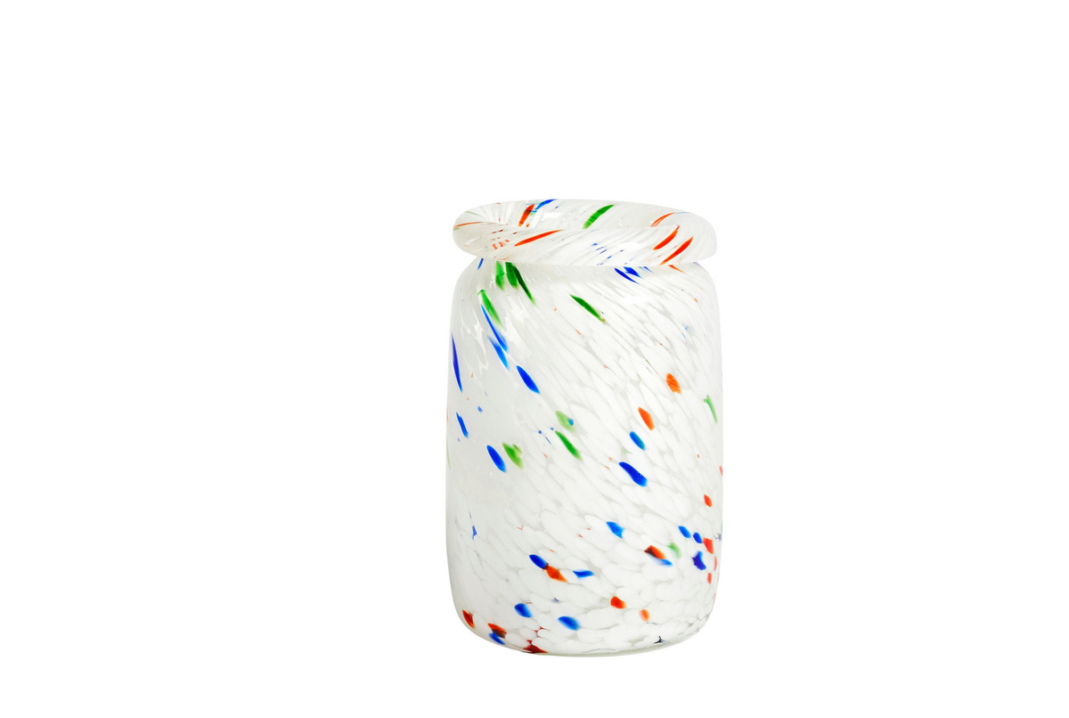 HAY Splash Vase aus Glas in Multicolour und Weiß mit modernem organischem Design - Bild 3