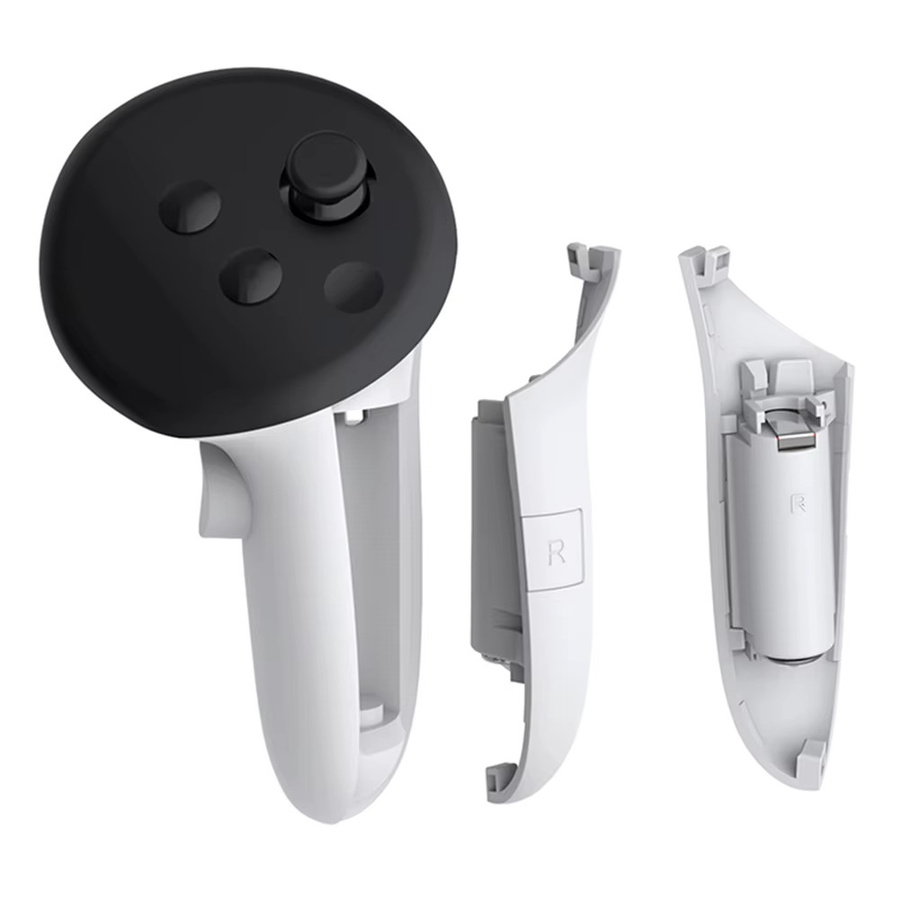 ATUOTIN TY-5807 VR-Controller Akkupack für Meta Quest 3S und Meta Quest 3, Li-Ion Ladegriffe für rechte und linke Controller, Weiß - Bild 2