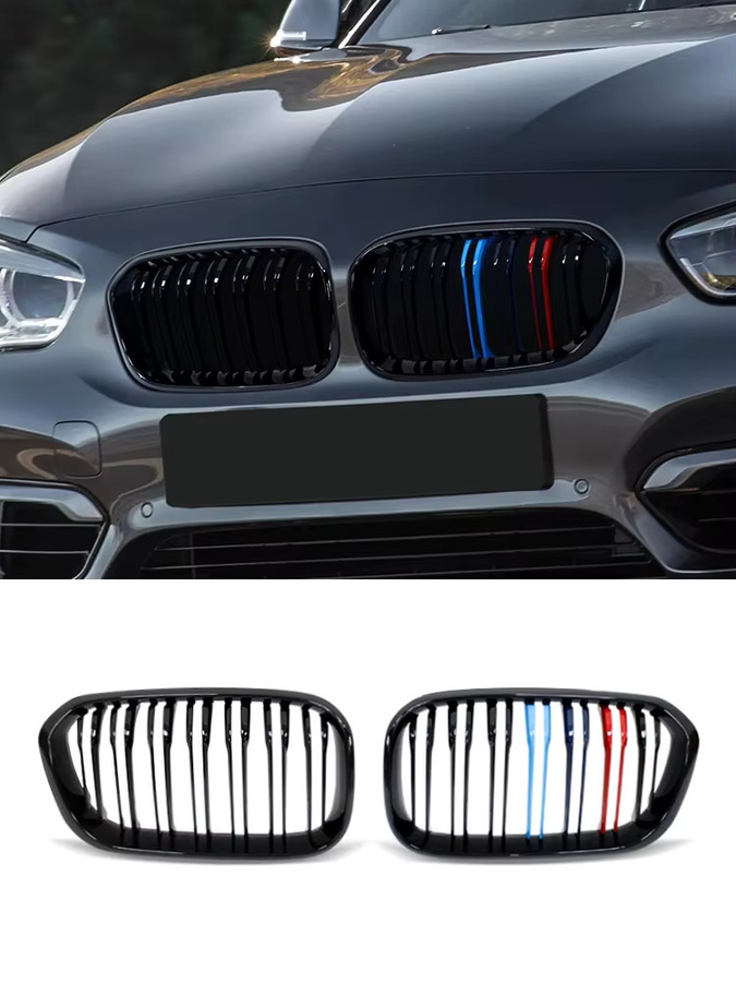 M Performance Frontgrill Nierengrill für BMW 1er F20 F21 2015-2019 120i LCI in Schwarz - Bild 4