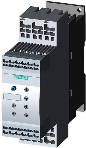 Siemens Sanftstarter 3RW4024-2BB04 in Grau, Motorleistung 5.5kW bei 400V, Nennstrom 12.5A bei 480V - Bild 1