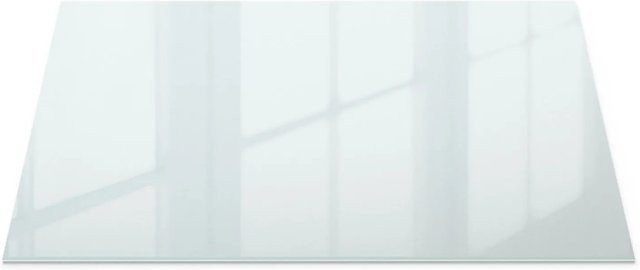 Wallfluent Tischplatte aus Glas für Terrasse und Wohnzimmer, wetterfest, matt mit Milchglasfolie, B/T: 100 x 60 cm - Bild 1