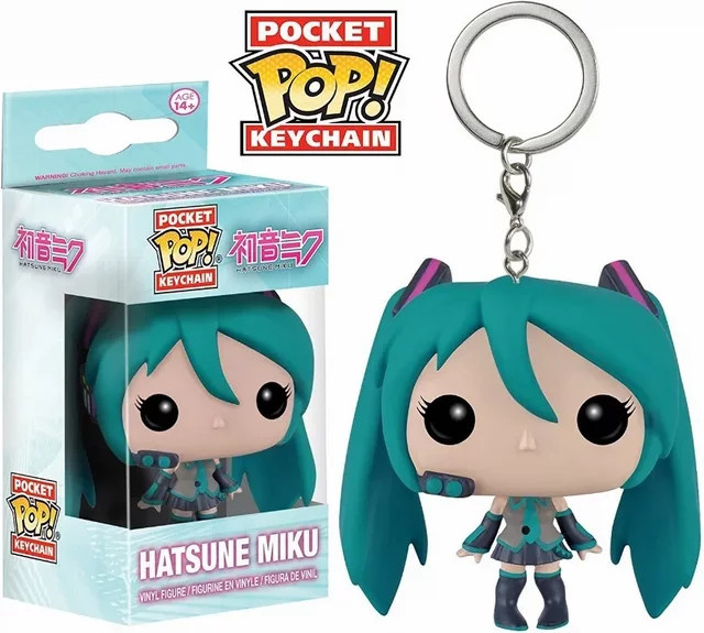Funko Hatsune Miku Schlüsselanhänger, Vinyl Figur, ab 14 Jahren - Bild 1