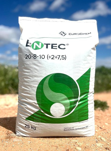 Eurochem entec 20-8-10 Granulierter Spezialdünger für Oliven und Zitrusfrüchte mit Magnesium und Schwefel, 25 kg - Bild 1