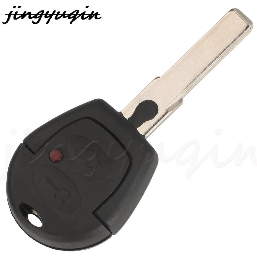Jingyuqin 2-Tasten-Fernbedienung für Autoschlüssel in Schwarz, 433 MHz, ID48-Chip, passend für Volkswagen Brasilien, VW Fox 2006–2008, Citi Golf 2003, 4Z0959753C - Bild 2