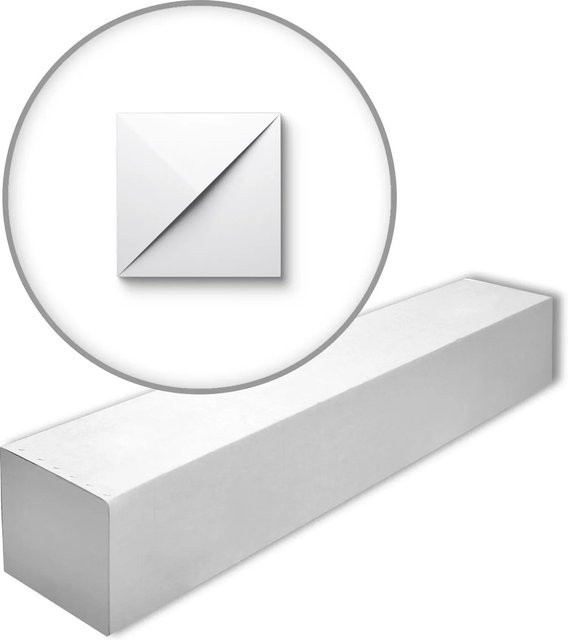 NOEL & MARQUET ARSTYL 3D Wandpaneele NMC Puzzle-Box, Set mit 6 geometrischen Zierelementen, Weiß, 0,84 m2 - Bild 1