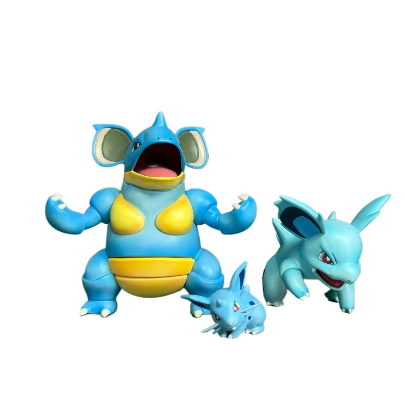 Bandai Pokémon Nidoqueen Evolution Group Set, Anime Figur, PVC Statue - Bild 3