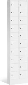 C+P Kleingefachschrank Intro mit 20 Fächern, Front und Korpus in Lichtgrau, H: 195 cm, B: 46 cm, T: 20 cm - Bild 1