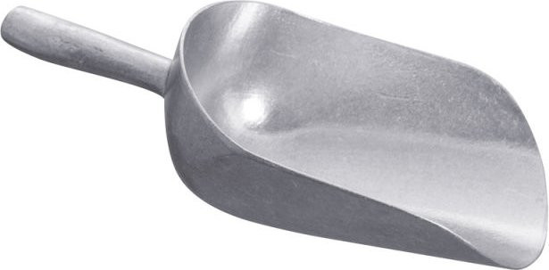 Schneider Mehl- und Gewürzschaufel aus Metall in Silber, 500 ml, Länge: 27 cm - Bild 1
