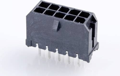 Molex Einbau-Stiftleiste Standard Schwarz 10-polig mit 3,00 mm Rastermaß - Bild 1