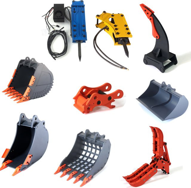 JDMODEL Metall Eimer Ripper Upgrade Teile, 1/14 Hydraulische RC Bagger, Zubehör - Bild 1