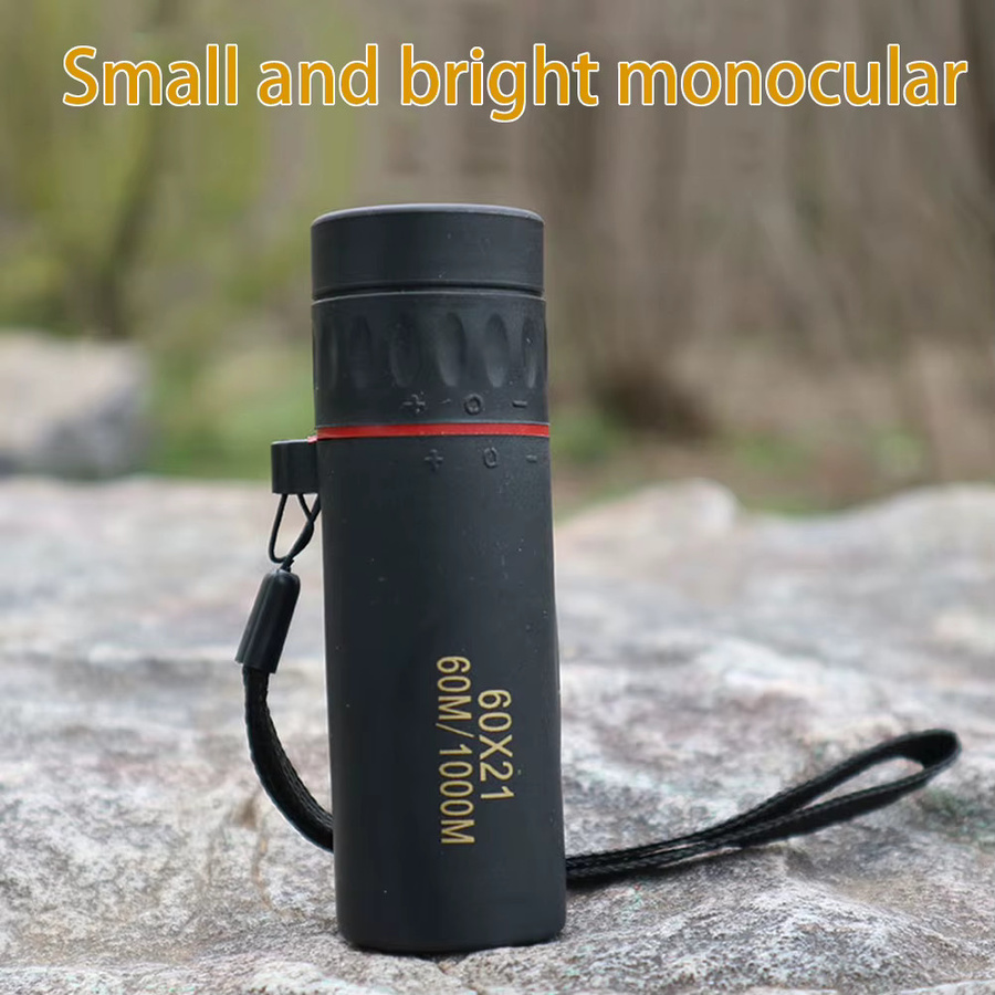 Shunmaii BAK4 Zoom Monokular Fernglas in Schwarz, tragbares Mini Teleskop für Outdoor, Camping und Jagd, B/H: 6,0 x 2,1 cm - Bild 2