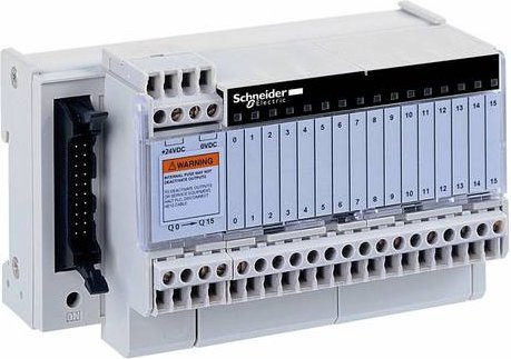 Schneider Electric ABE7S16S1B2 Klemmenblock für Verteilung boards, grau - Bild 1