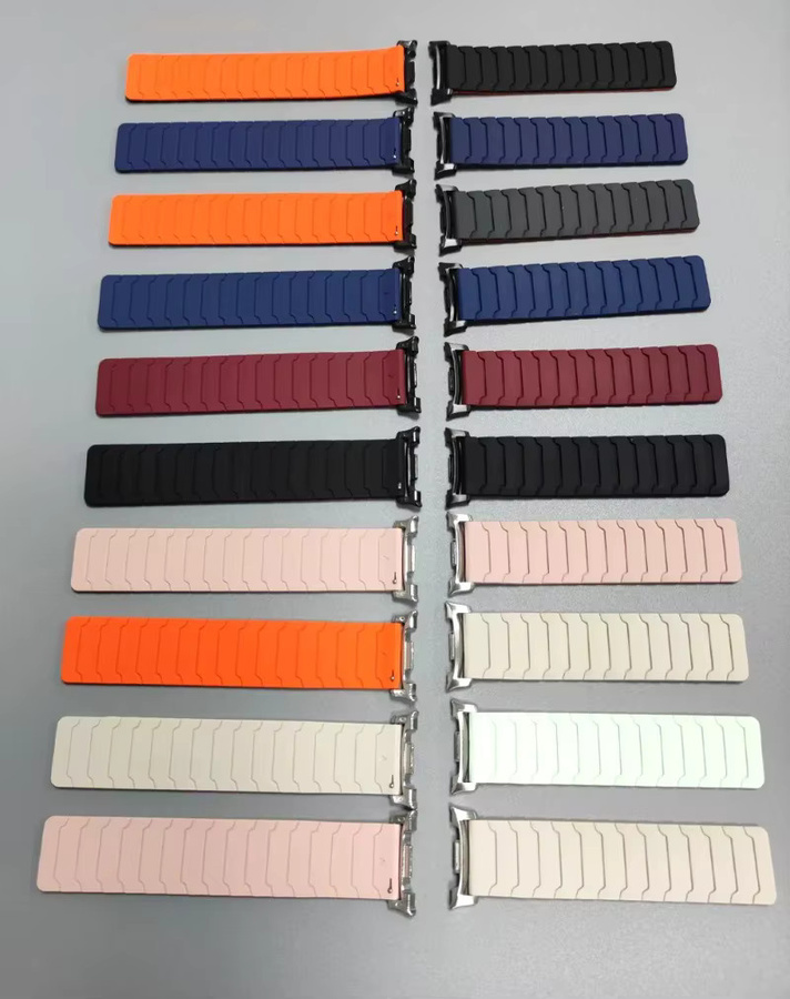 Samsung Uhrenarmband Silikon, Magnetisch, Schwarz, Unisex - Bild 6