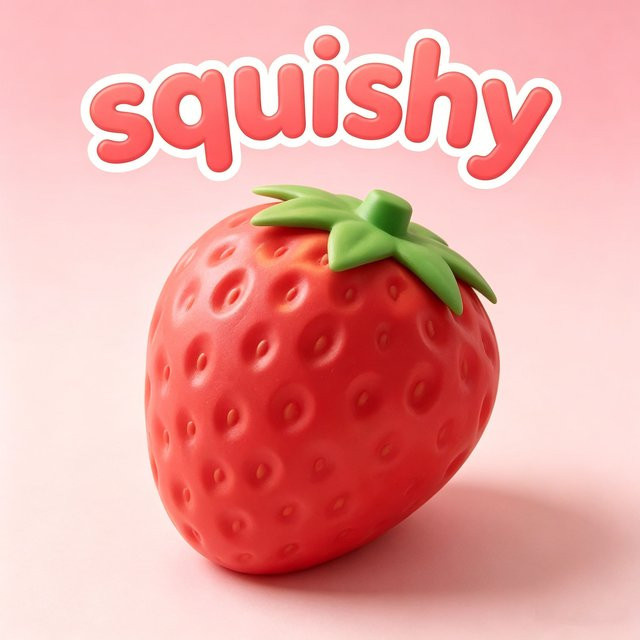 Bandai Erdbeer-Squishy-Quetschspielzeug - Bild 1
