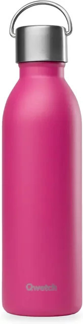 Isolierte Mattflasche Qwetch Active in Pink, 0,36 l - Bild 1
